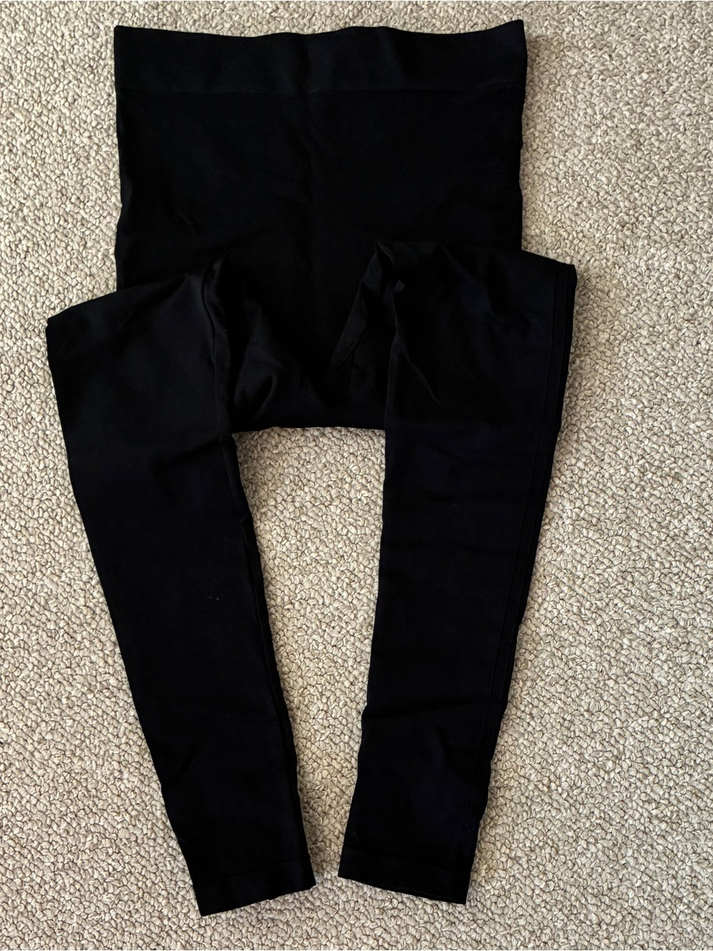 BLANQI Black High-Waist Support Leggings - Black